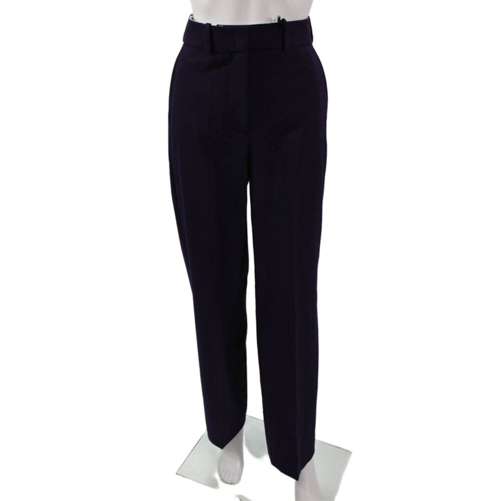 Seventy Womens Dress Pants Purple Polyester Zip Inseam 30 Size 42